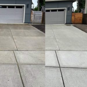 DRIVEWAY AND FENCE